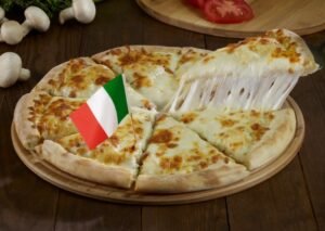 Pizza 4 Quesos en torreón